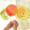 Round Painting Plastic Fan