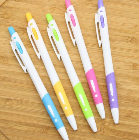 Pressed White Rod Ballpoint Pen