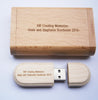 USB Wooden Box with Logo Engrave